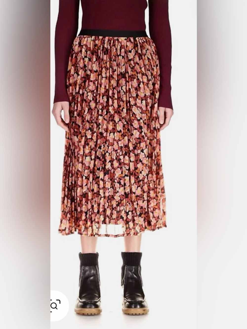 Sanctuary Pleated Midi Skirt size XL - Picture 2 of 9